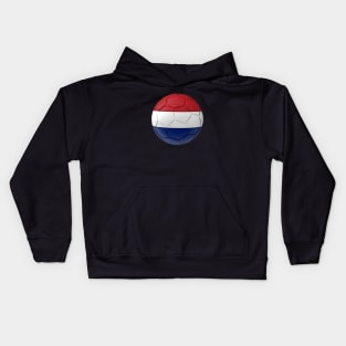 Netherlands Soccer Ball – Proud Football Fans Gift Kids Hoodie